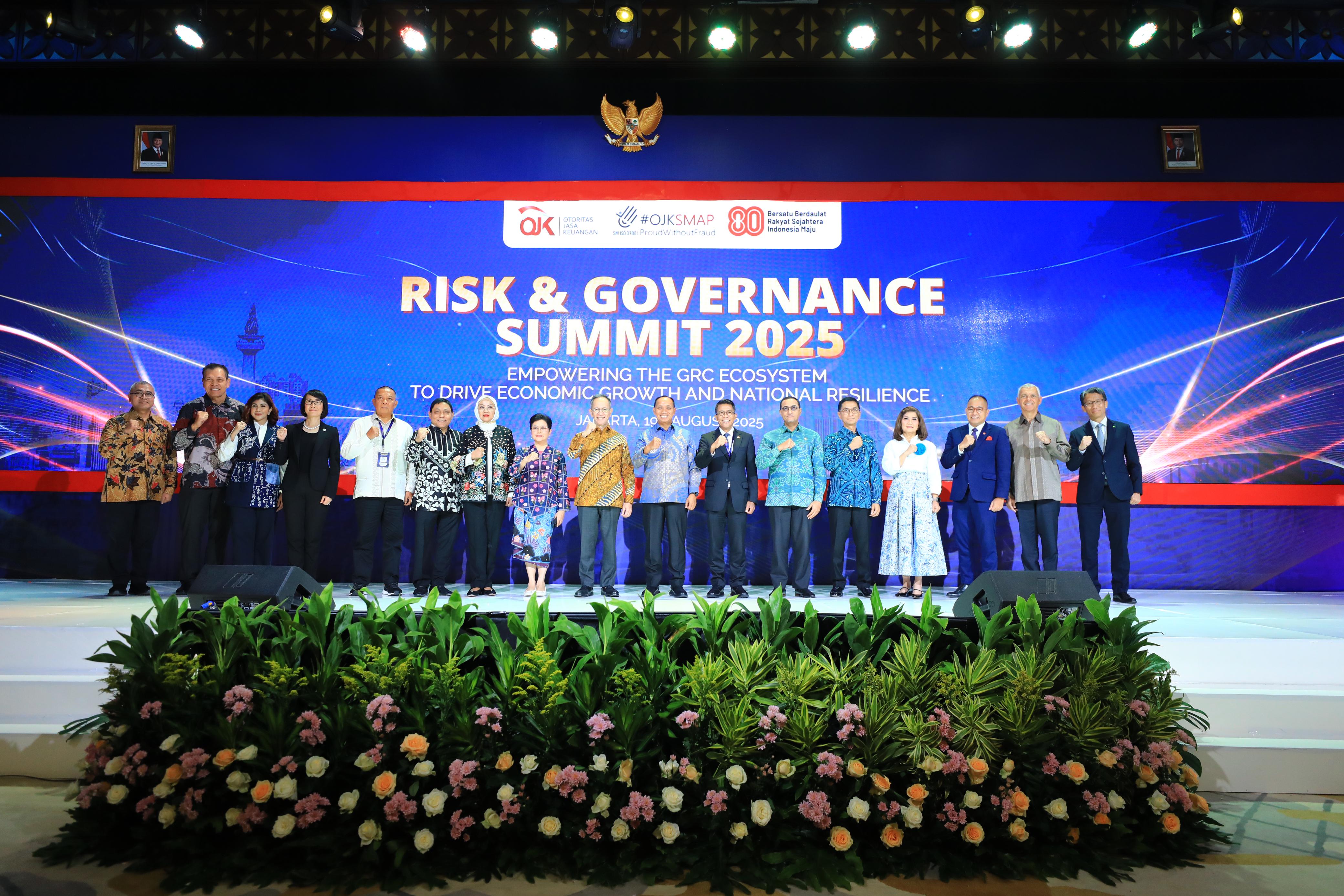 OJK menggelar Risk and Governance Summit (RGS) di Jakarta, Selasa (19/8).