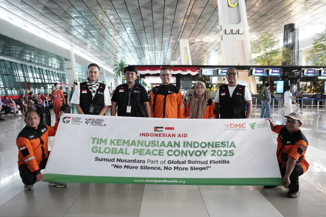Dompet Dhuafa kembali mengirimkan relawan kemanusiaan untuk Gaza melalui Tunisia.