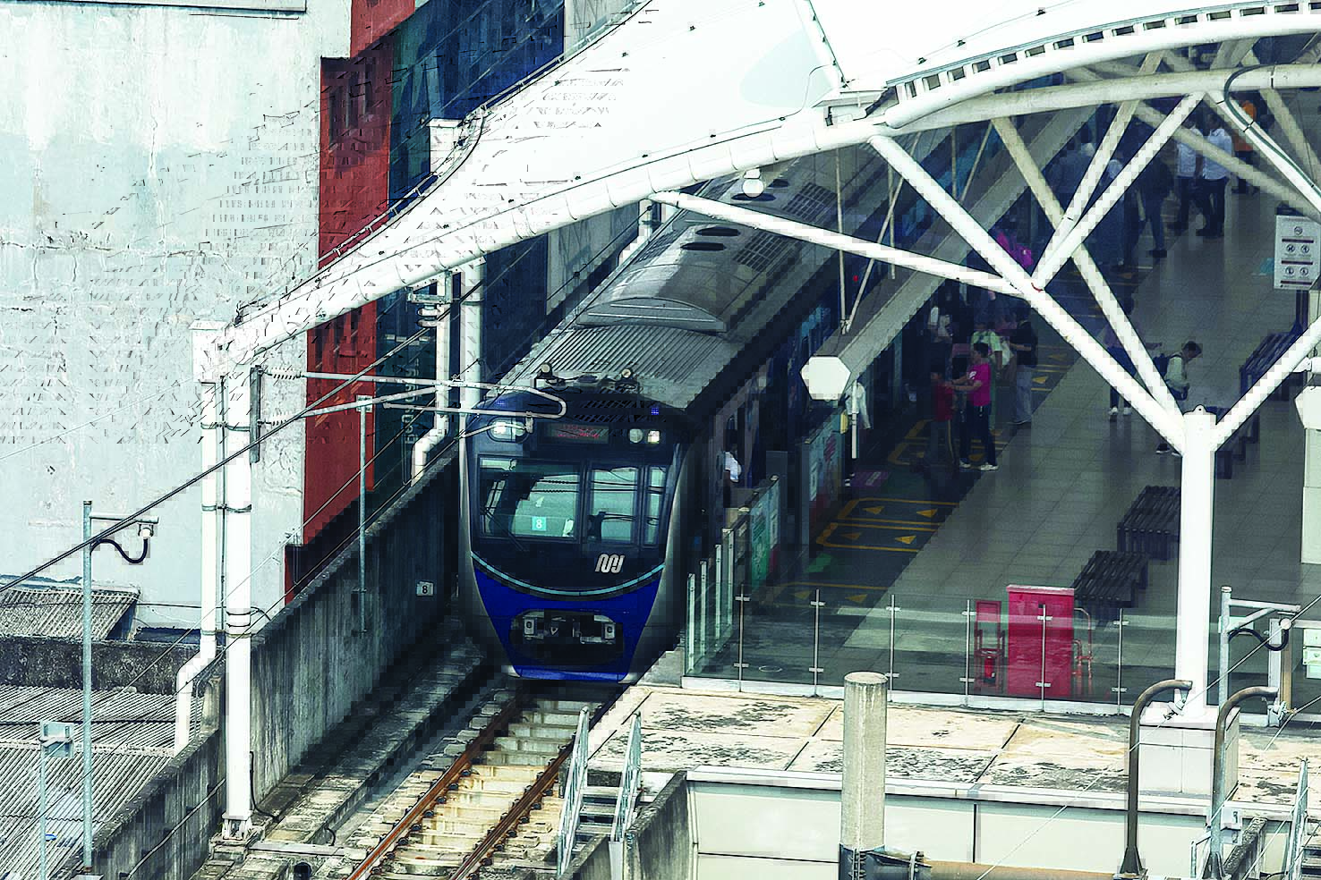 Pemprov DKI mulai hari ini menerapkan tarif Rp 1 untuk transportasi umum. Termasuk untuk MRT Jakarta. (Istimewa)    