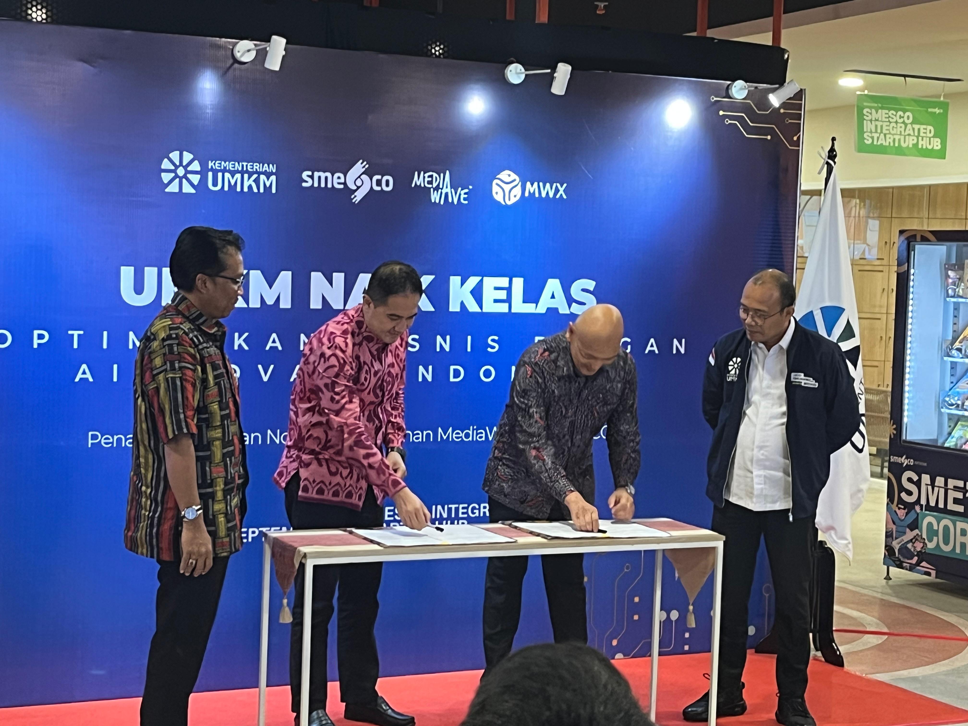 Dorong UMKM Naik Kelas dengan Teknologi AI, Smesco Indonesia Siap Berkolaborasi dengan Mediawave