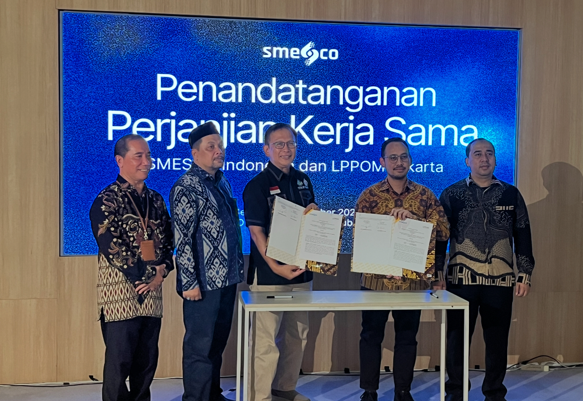 Bantu UMKM Dapatkan Sertifikat Halal, Smesco Indonesia Gandeng LPPOM MUI