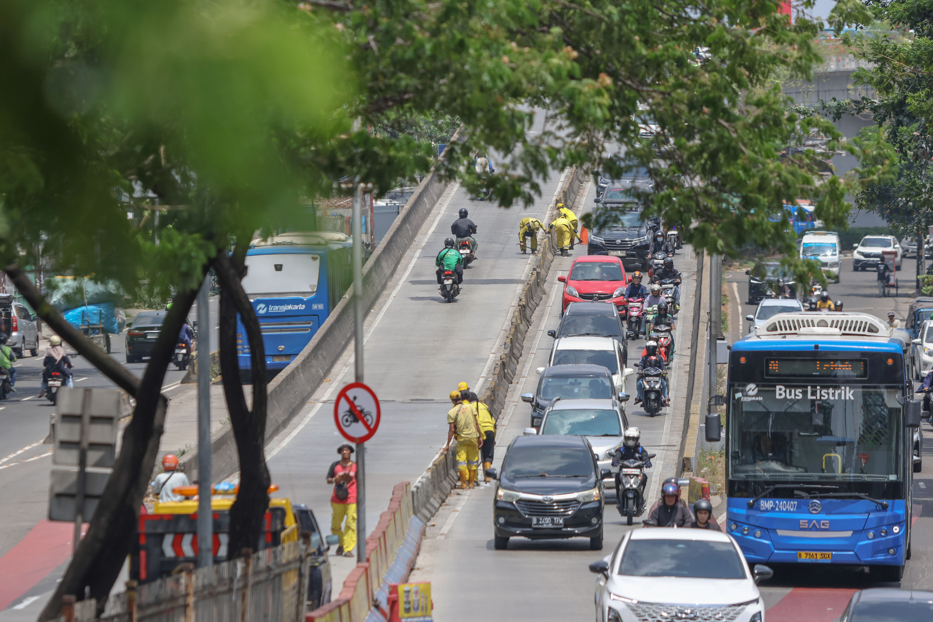 Tarif TransJakarta Rp 80 di HUT TNI.