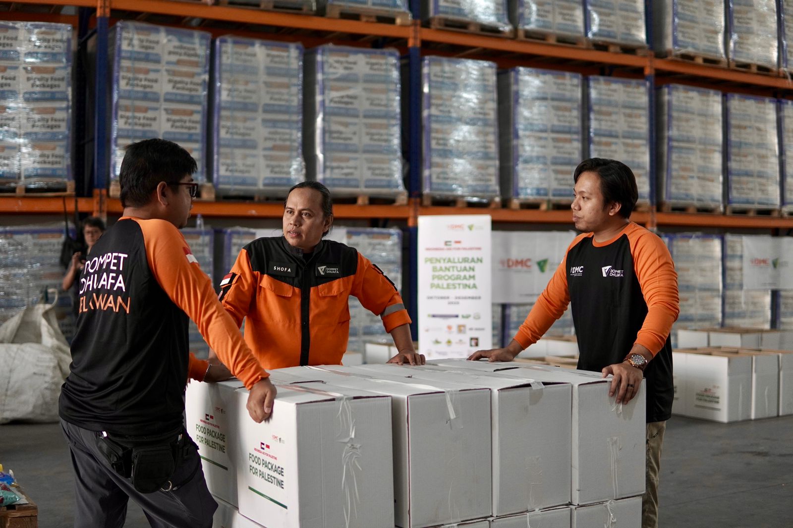Gudang logistik Dompet Dhuafa berdiri di Kota Amman, Yordania,
