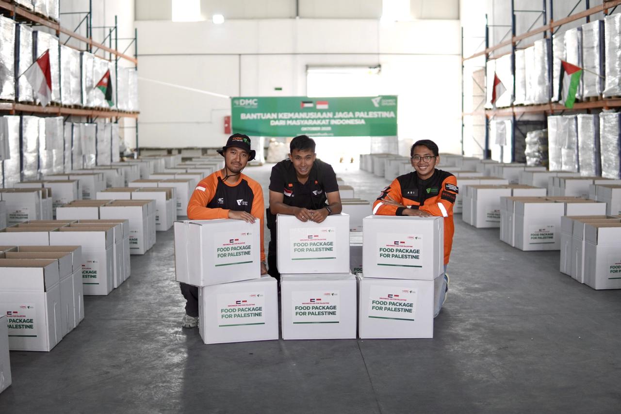 Dompet Dhuafa Kirim Bantuan 5 Truk Bahan Pangan Pokok ke Gaza, Palestina, melalui Jalur Yordania