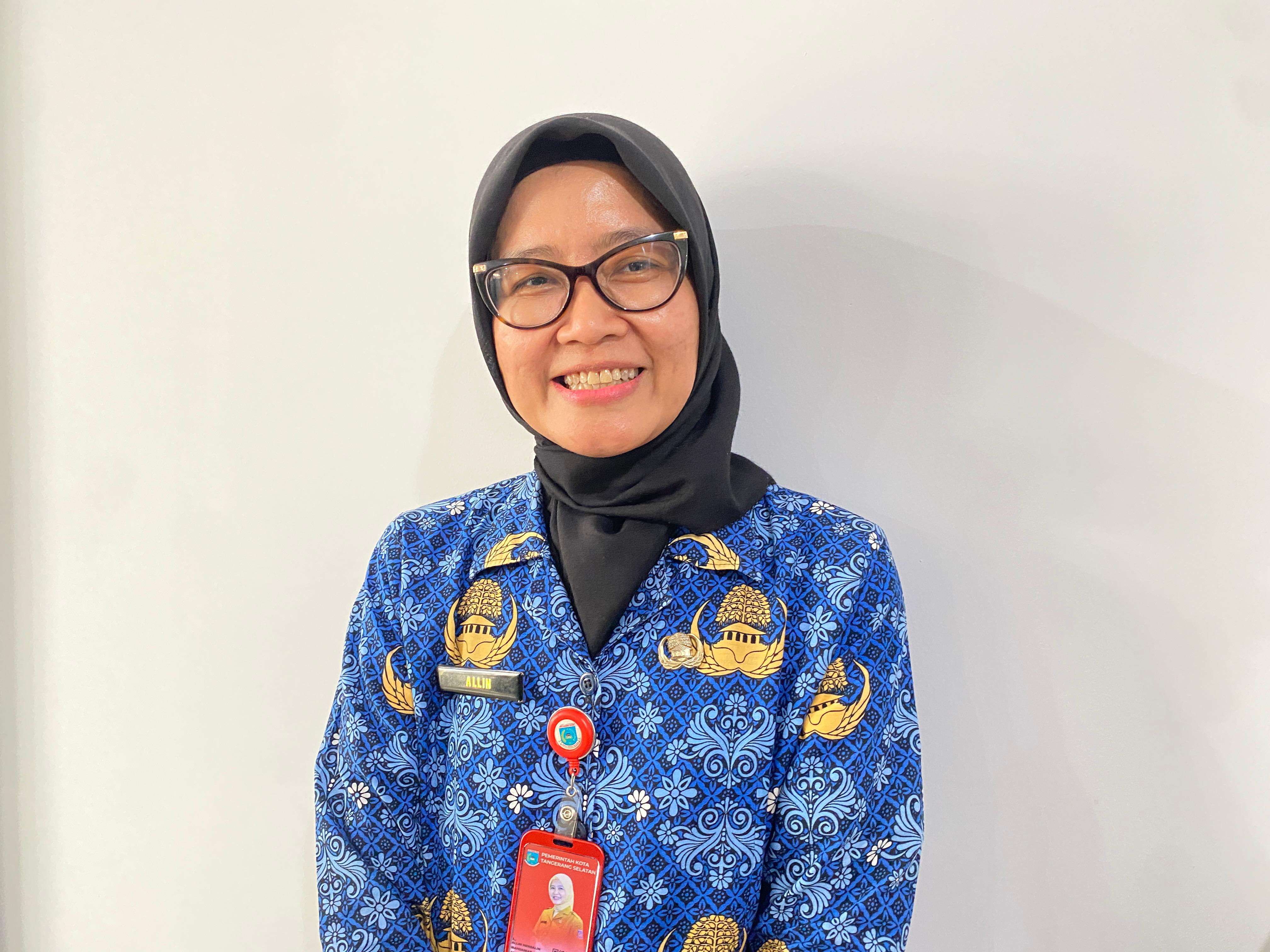 Kepala Dinkes Kota Tangsel Allin Hendalin Mahdaniar.