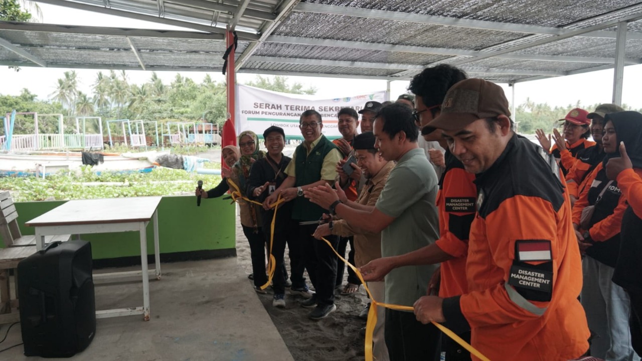 DMC) Dompet Dhuafa meresmikan kantor sekretariat kebencanaan Forum Pengurangan Risiko Bencana (FPRB) Desa Medana pada Minggu (09/11/2025).