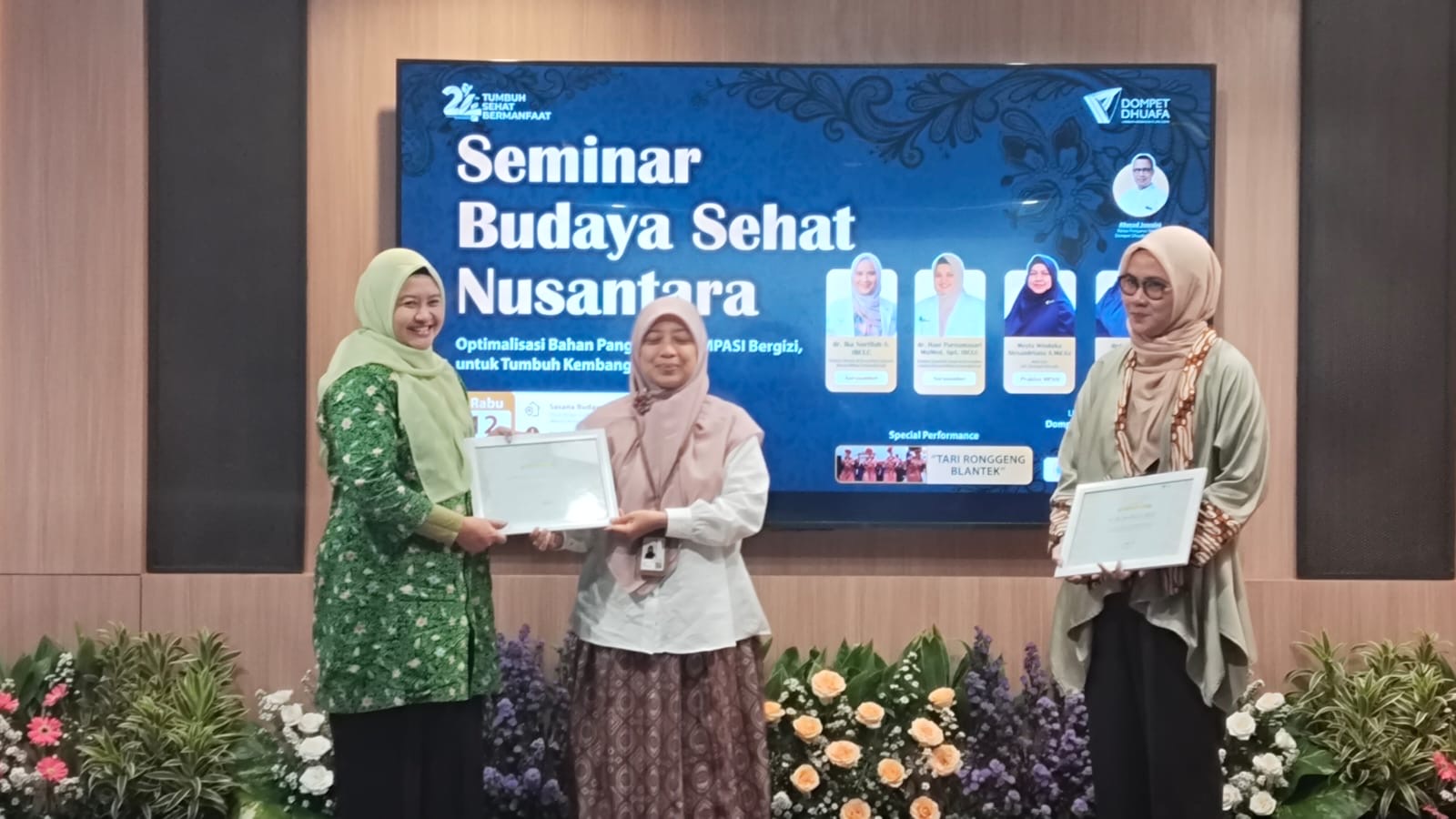 LKC) Dompet Dhuafa selenggarakan Seminar Budaya Sehat Nusantara.