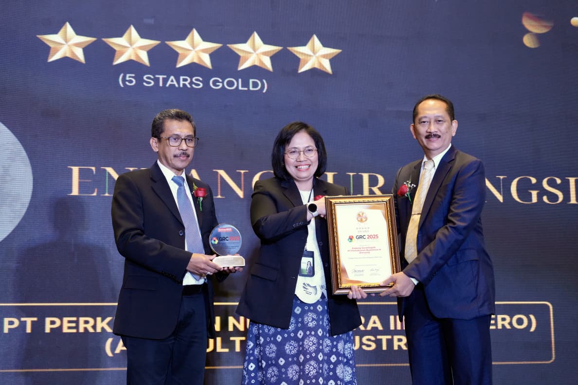 PT PTPN III meraih The Best Overall for GRC Performance Excellence 2025.