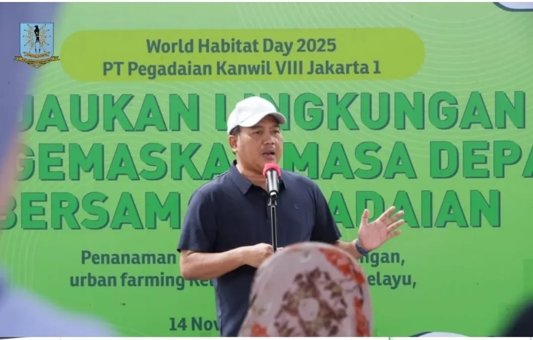 Wakil Wali Kota Jakarta Timur, Kusmanto memaparkan soal instalasi tangki septik komunal.