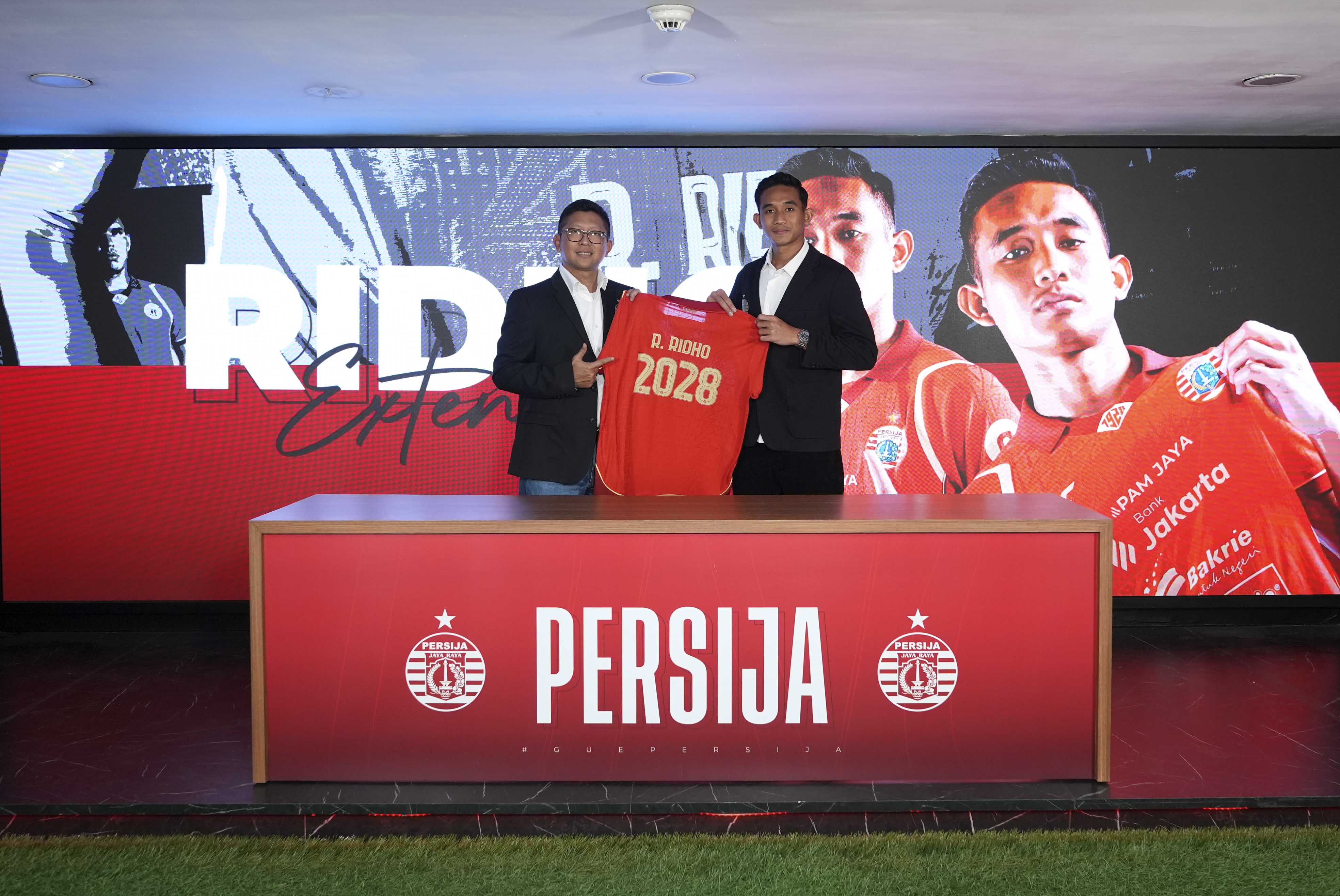 Persija Jakarta memastikan kerja sama jangka panjang dengan  Rizky Ridho sampai 2028.