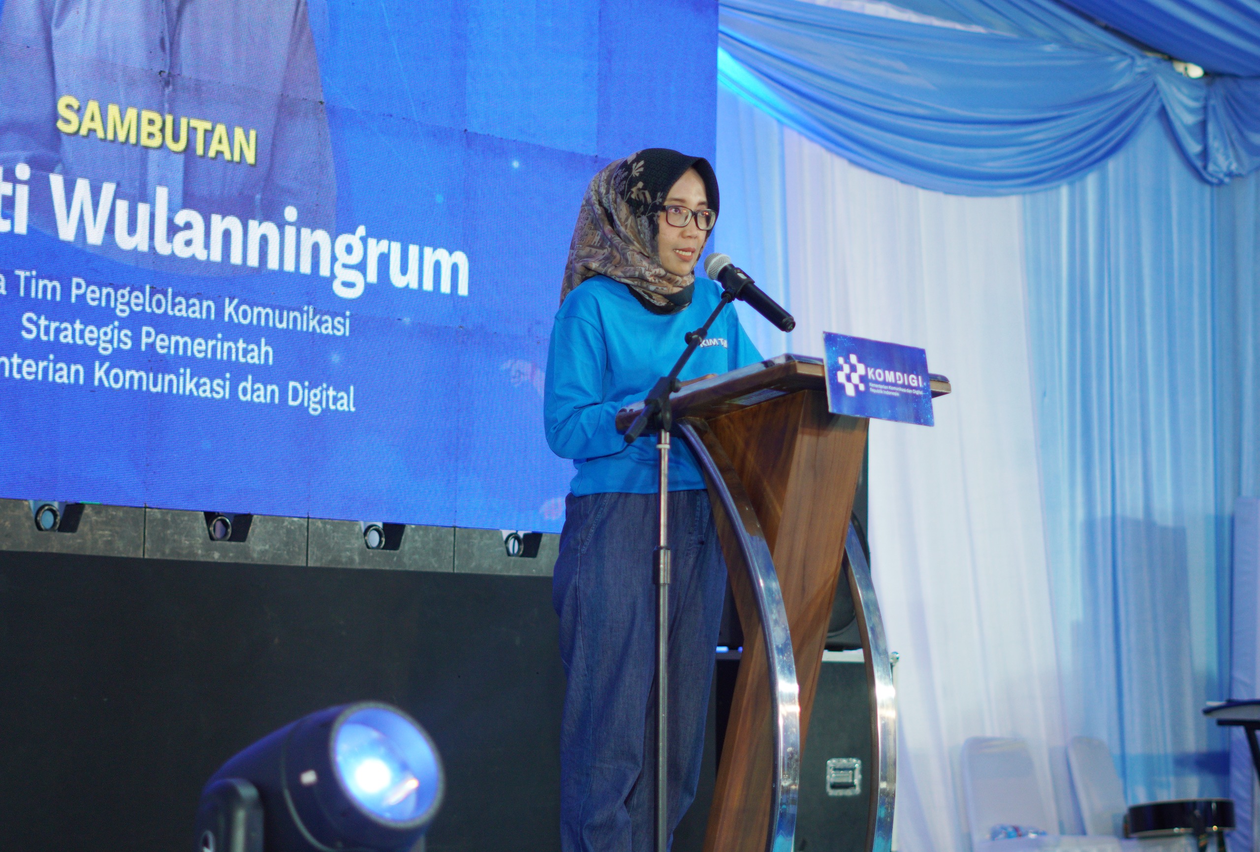 Kepala Dinas Kominfo Kota Tangerang Mugiya Whardani.