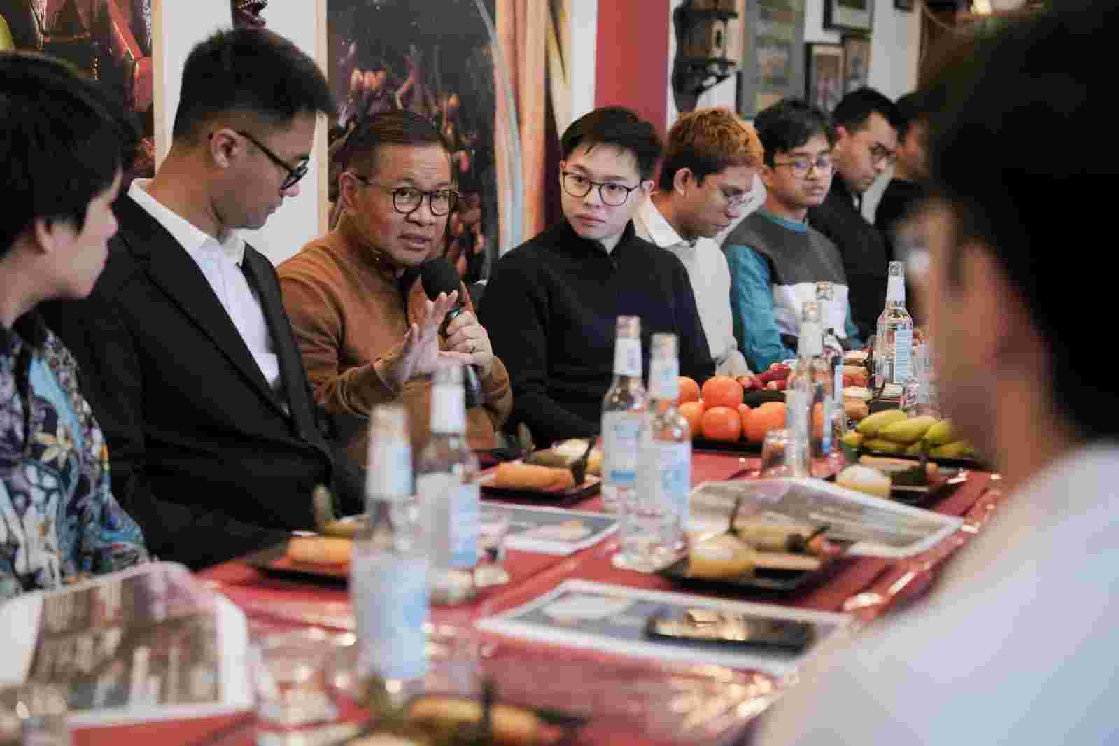 Gubernur DKI Jakarta Pramono Anung bertemu komunitas diaspora di Berlin, Jumat (28/11). (Istimewa)