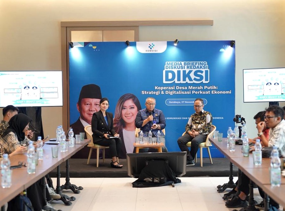 Kegiatan Media Briefing Diksi (Diskusi Redaksi) bertema Koperasi Desa Merah Putih: Strategi dan Digitalisasi Perkuat Ekonomi.
