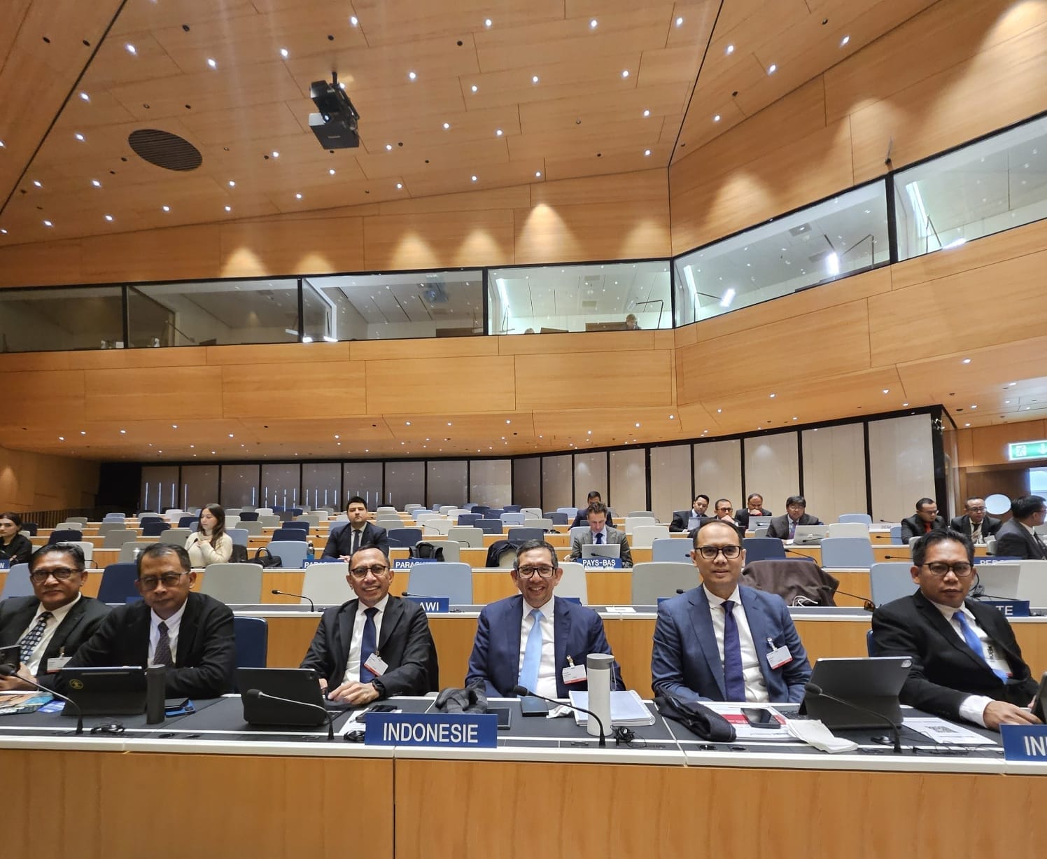 Perwakilan Indonesia dalam pertemuan SCCR World Intellectual Property Organization (WIPO) di Jenewa, Swiss.