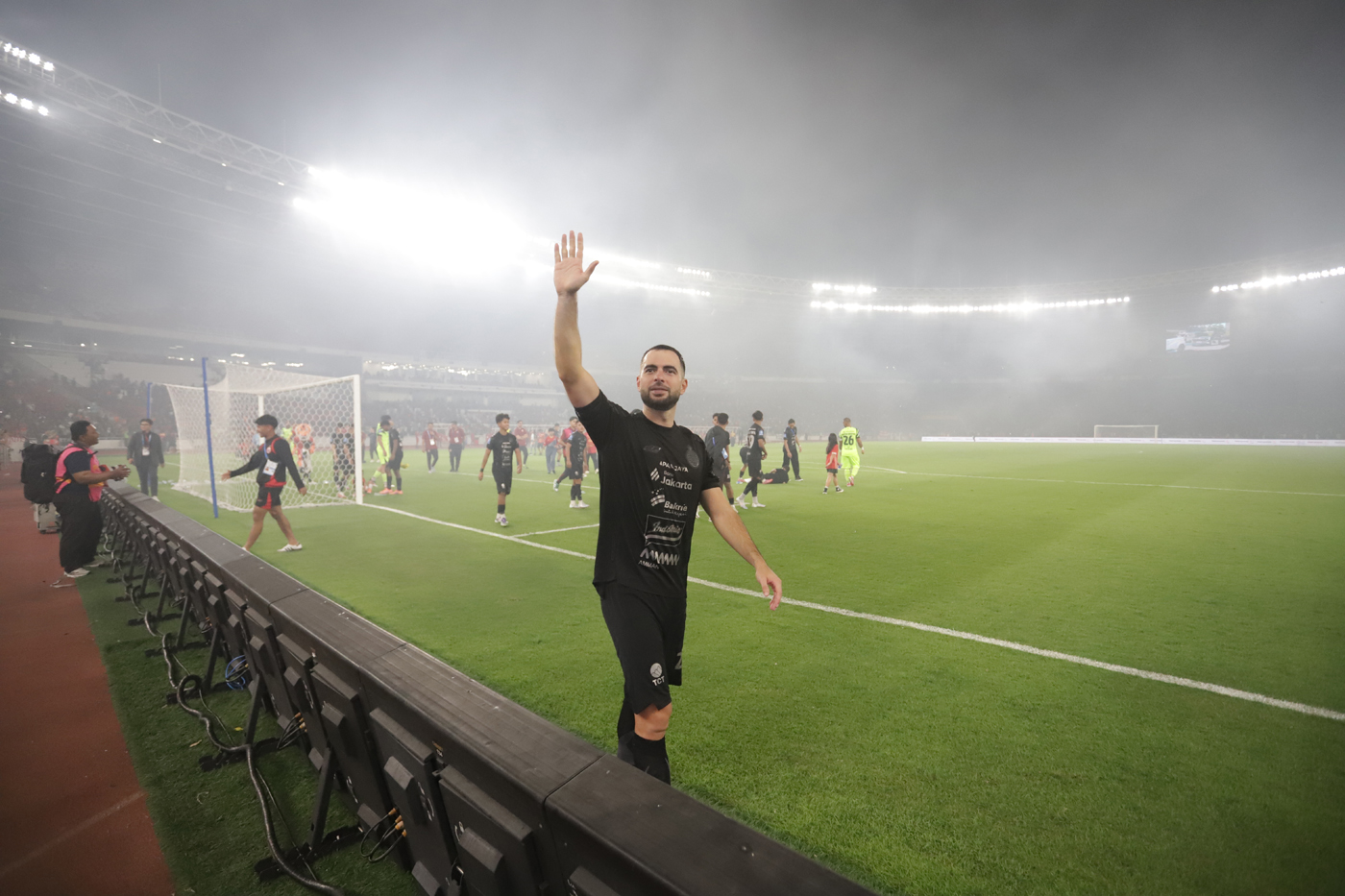 Pemain Persija  Jakarta  Jordi Amat siap memanfaatkan liburan panjang. (Dery Ridwansah/Jawa Pos)