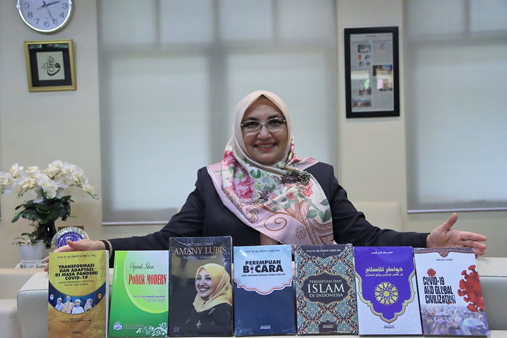 Mantan Rektor UIN Syarif Hidayatullah Jakarta Prof Amany Lubis. (Dok. UIN Jakarta)