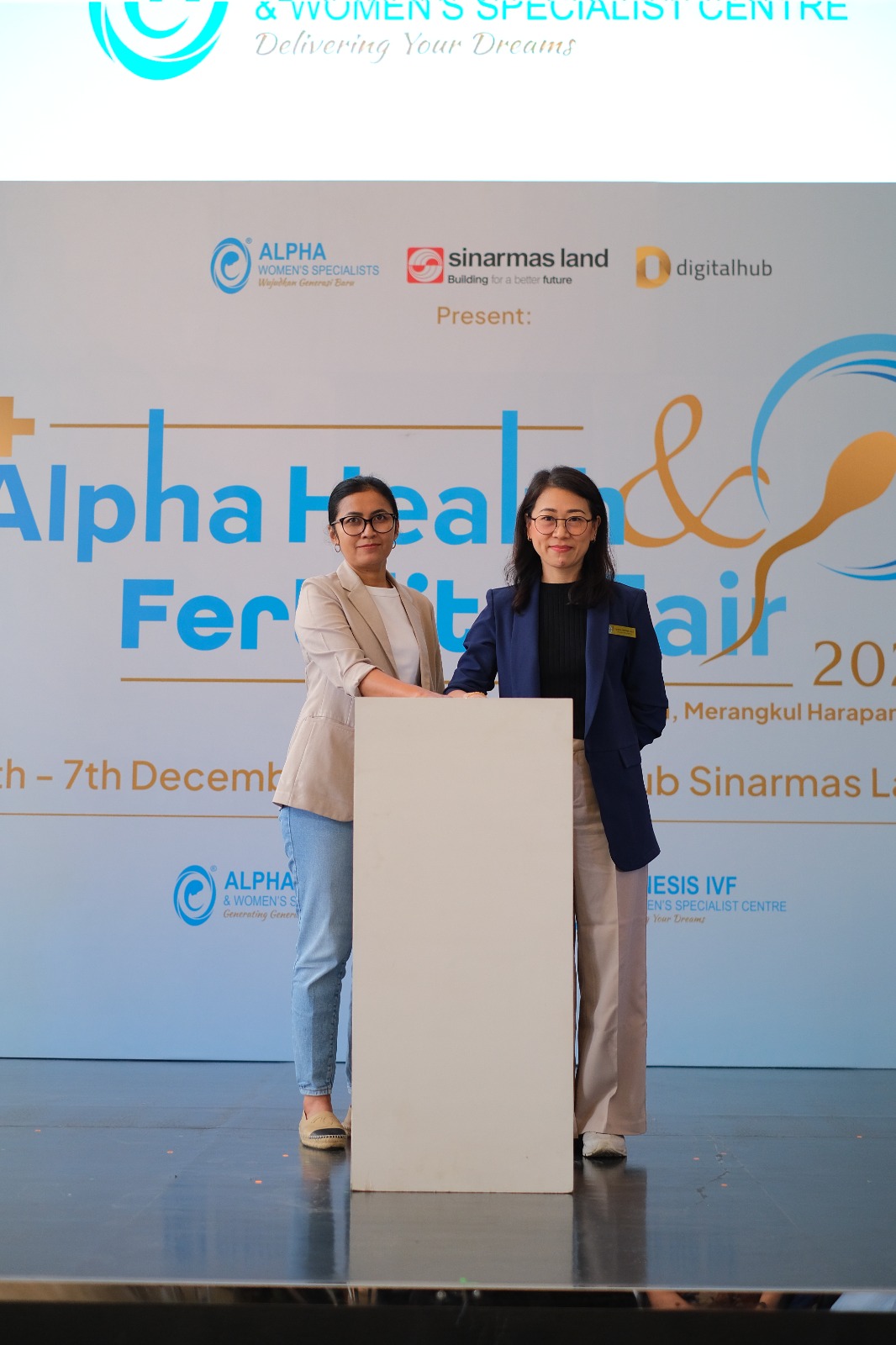 Alpha Women&rsquo;s Specialist Indonesia bekerja sama dengan Sinar Mas Land menggelar Alpha Health & Fertility Fair 2025 (AHFF 2025) pada 6&ndash;7 Desember 2025 di The Hub, Sinar Mas Land Kuningan.