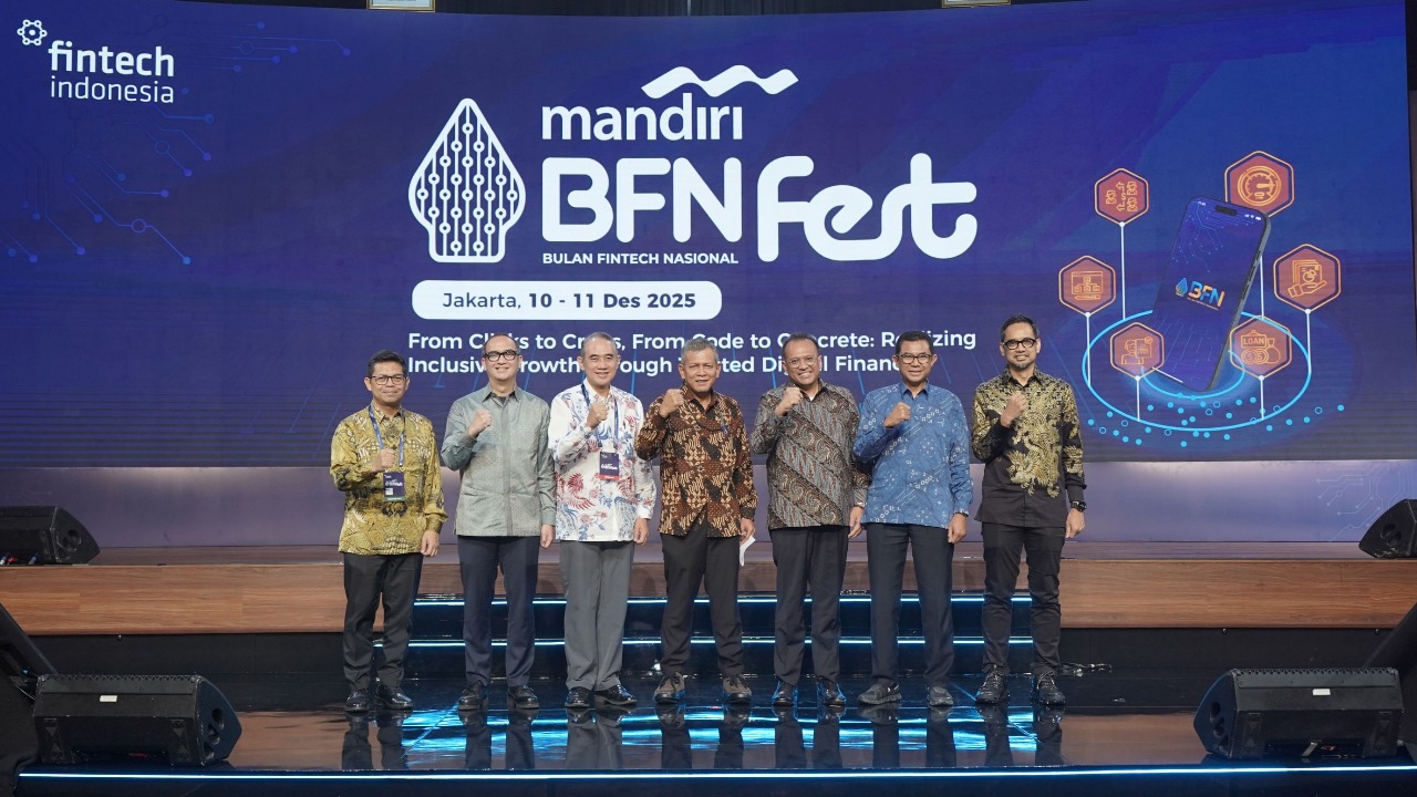Mandiri BFN Fest 2025 resmi dibuka sebagai puncak Bulan Fintech Nasional.