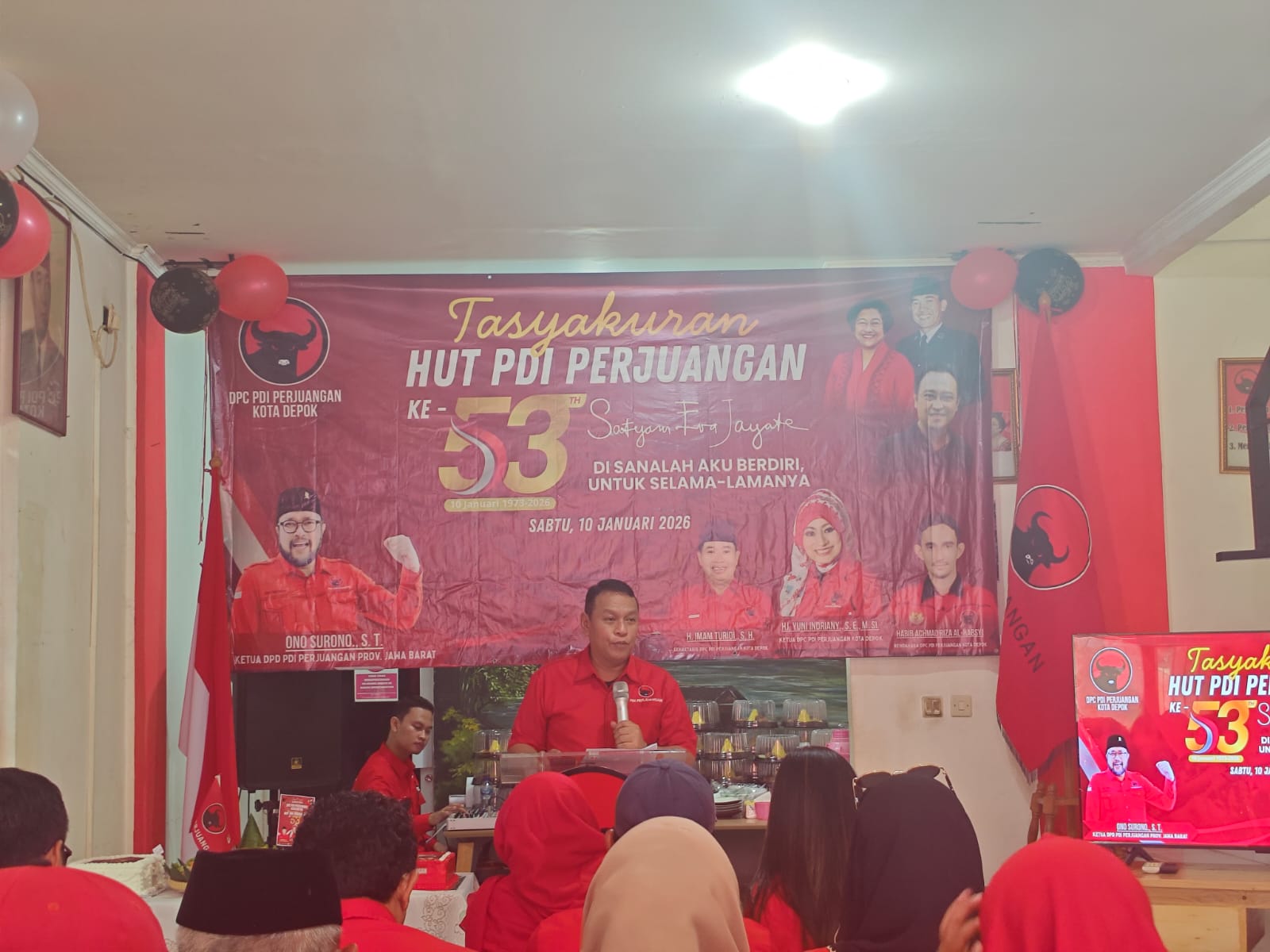 Wakil Ketua Bidang Organisasi, Keanggotaan, dan Sumber Daya DPC PDI Perjuangan Kota Depok, Ikravany Hilman.