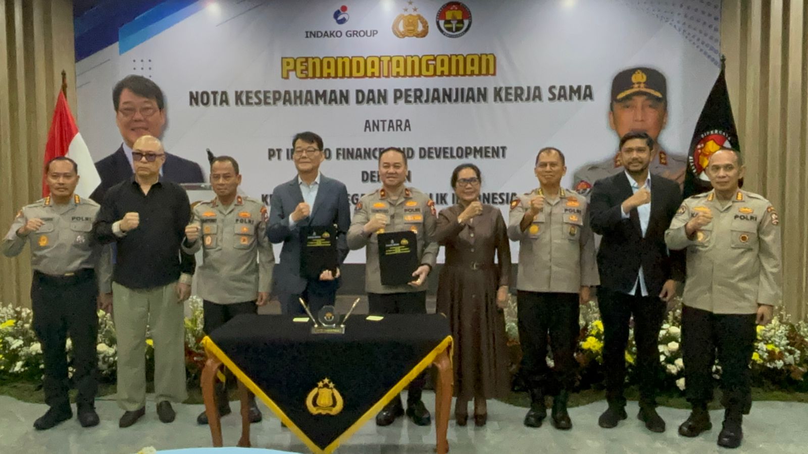 PT Indako Finance and Development&nbsp;melakukan&nbsp;perjanjian kerja sama dengan Polri.