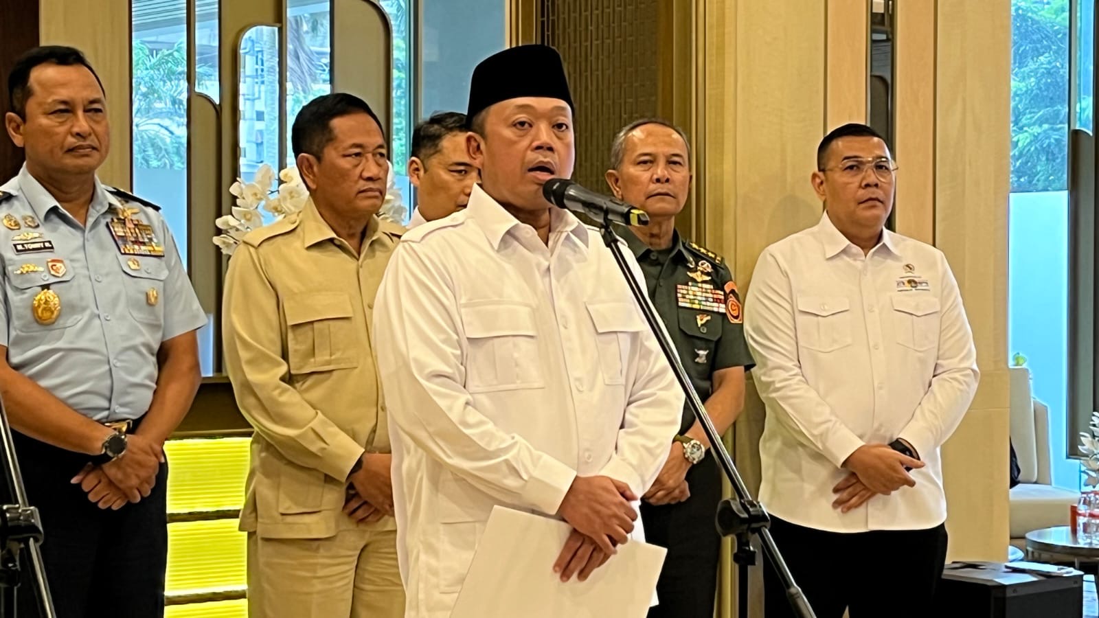 TINDAK TEGAS: Menteri ATR/BPN Nusron Wahid&nbsp;menjelaskan pencabutan sertifikat&nbsp;Hak Guna Usaha (HGU) pada lahan seluas&nbsp;85 ribu hektare&nbsp;di Lampung (21/1/2026).