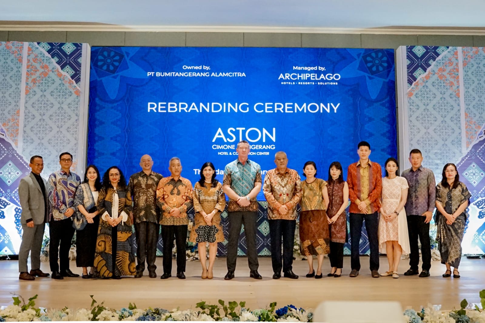 WAJAH BARU: Acara Rebranding Aston Cimone Hotel & Convention Center.