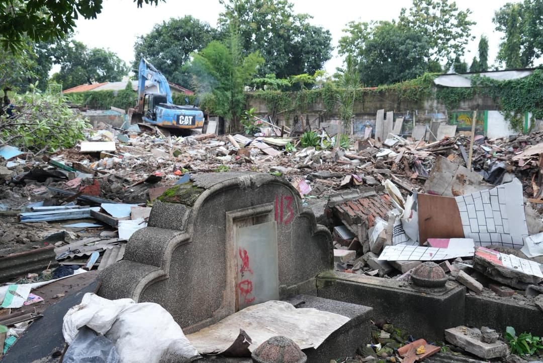 Lahan di TPU  Kebon Nanas akan ditambah lagi lahan untuk pemakaman (Masria Pane/Jawa Pos