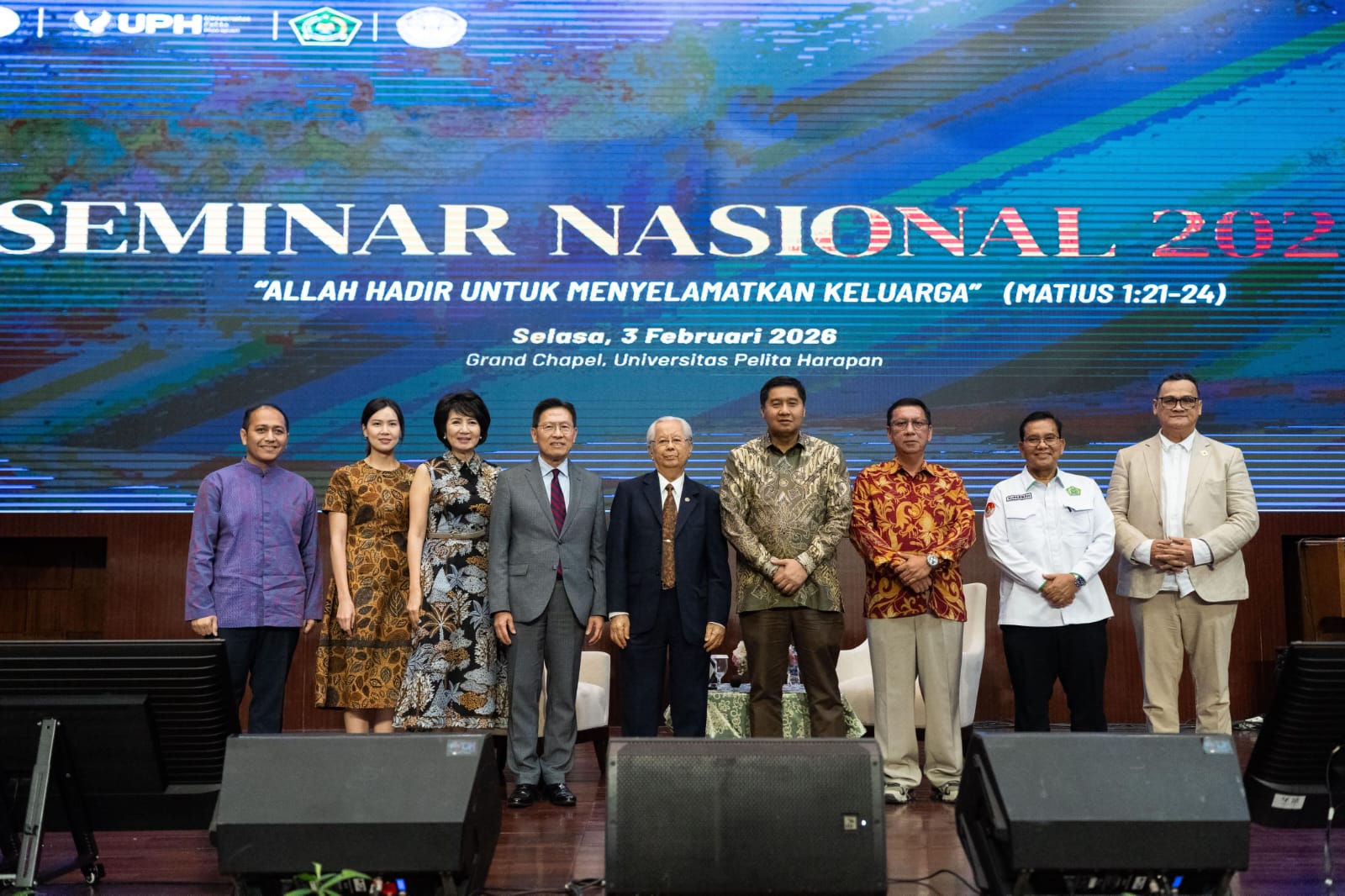 Universitas Pelita Harapan (UPH) menjadi tuan rumah Seminar Nasional 2026 yang merupakan bagian dari rangkaian Natal Nasional 2025. (FOTO: DOK. UPH)