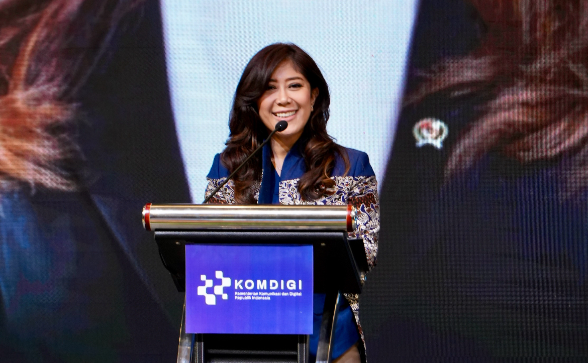 MenteriKomdigi RI Meutya Hafid.