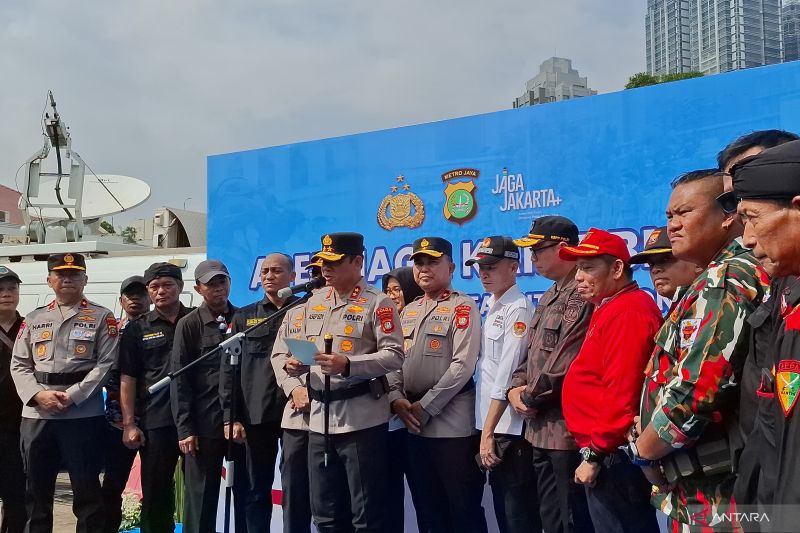Polda Metro Jaya gelar apel bersama 10.000 petugas gabungan dalam Apel Siaga Keamanan dan Ketertiban Masyarakat (Kamtibmas) untuk Jaga Ibu Kota Jakarta, sekaligus menyambut Ramadhan 1447 Hijriah.
