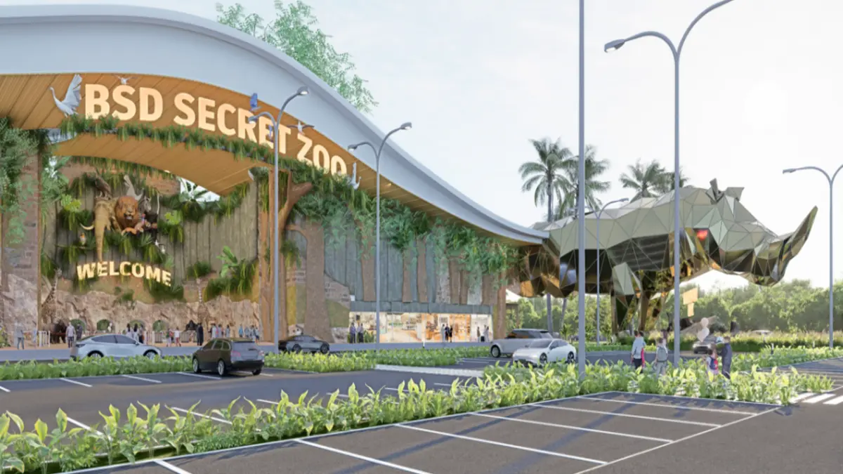 Ilustrasi tampilan BSD Secret Zoo. Sumber: Sinarmasland.com (via Website One Smile) 