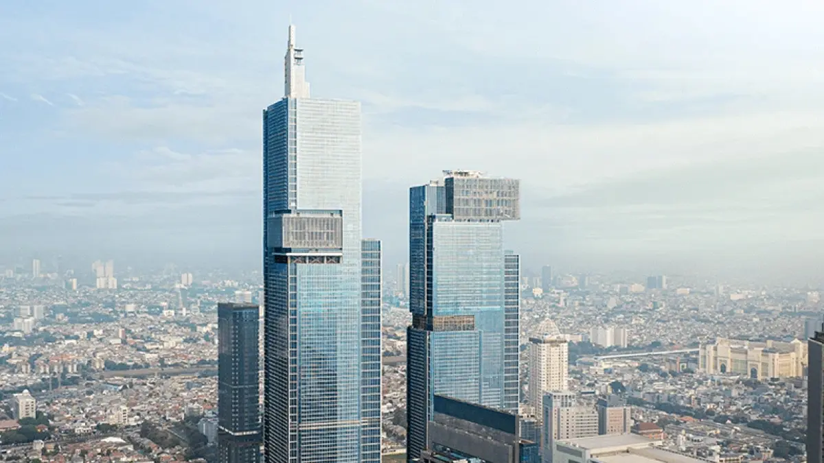  Kawasan pusat bisnis di Jakarta saat ini dipenuhi oleh deretan gedung bertingkat tinggi yang terus berkembang dari tahun ke tahun. (thamrinnine.com)