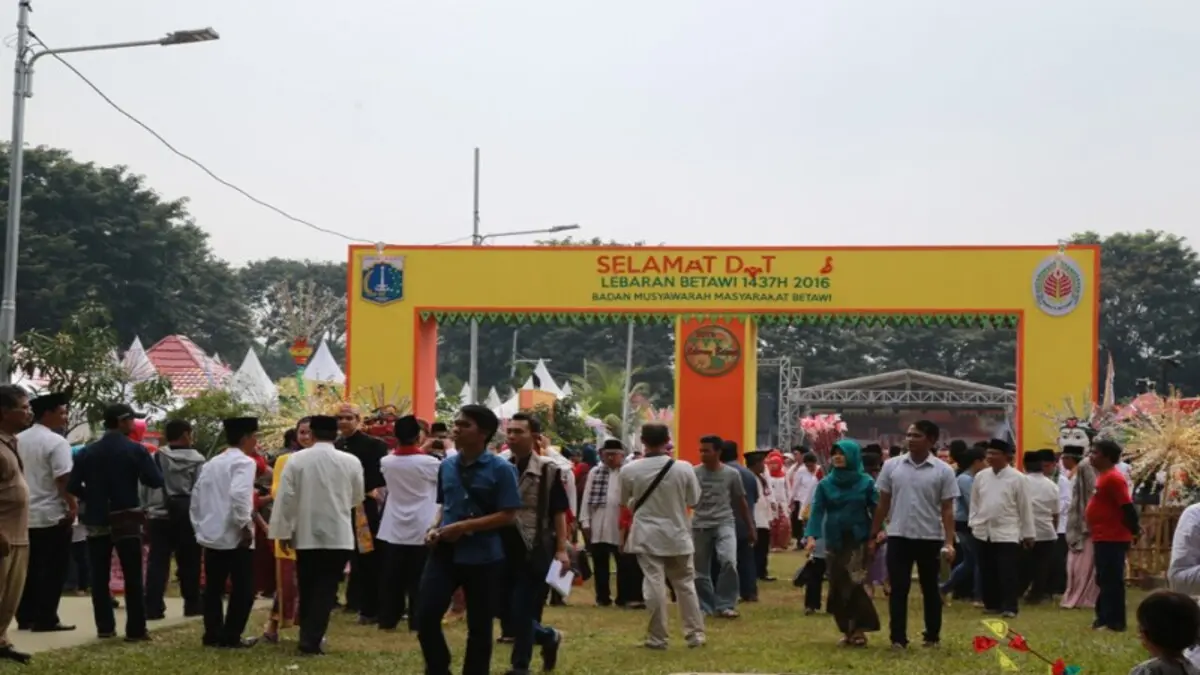 Lebaran Betawi 2016 yang juga digelar di Lapangan Banteng, Jakarta Pusat (Beritajakarta)