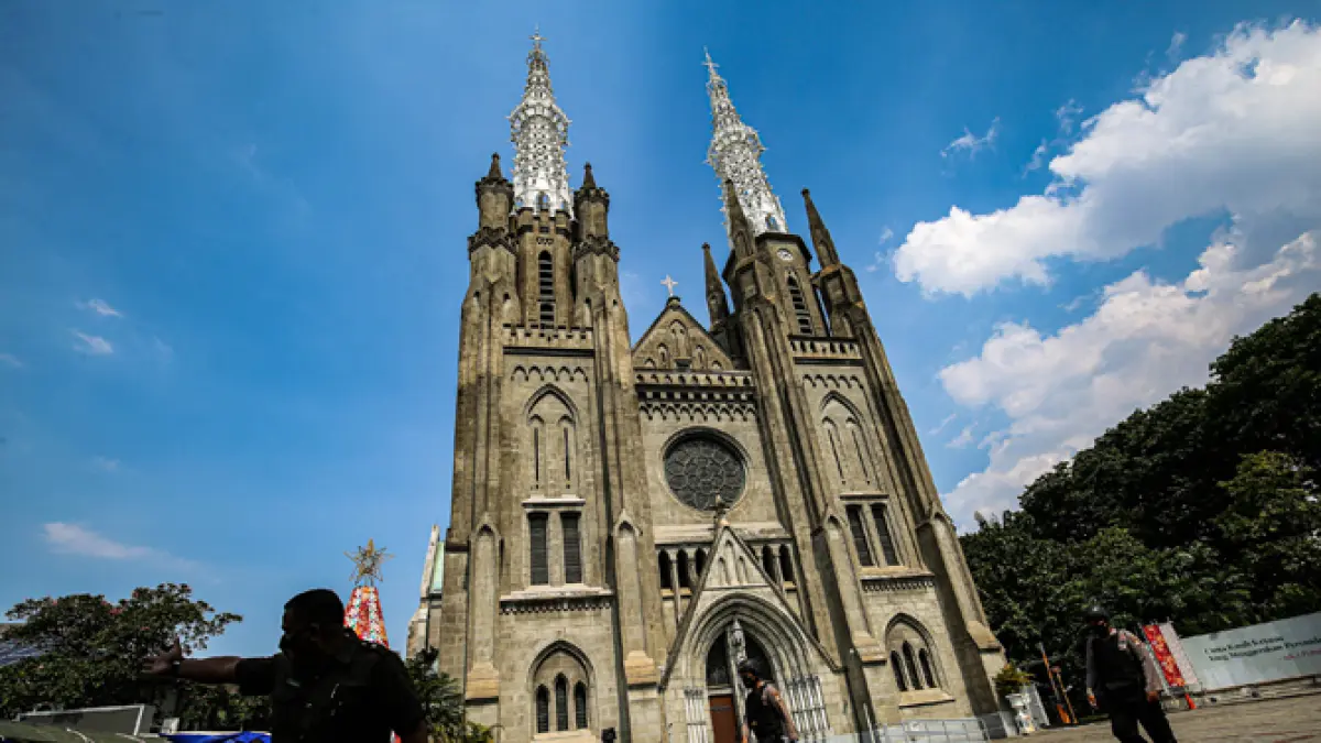 Ilustrasi: Gereja Katederal Jakarta.  (MIFTAHULHAYAT/JAWA POS)