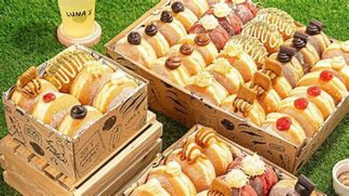 Tren donat kekinian kembali menguasai kawasan metropolitan, khususnya Jakarta dan sekitarnya. (Instagram @lunas.doughnut)