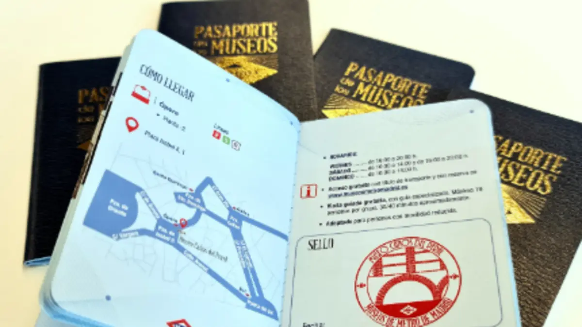 Contoh bentuk Museum Passport yang akan diluncurkan di Indonesia pada 16 Juni 2026 (pic Metro Museum Passport di Madrid – Pasaporte de los Museos)