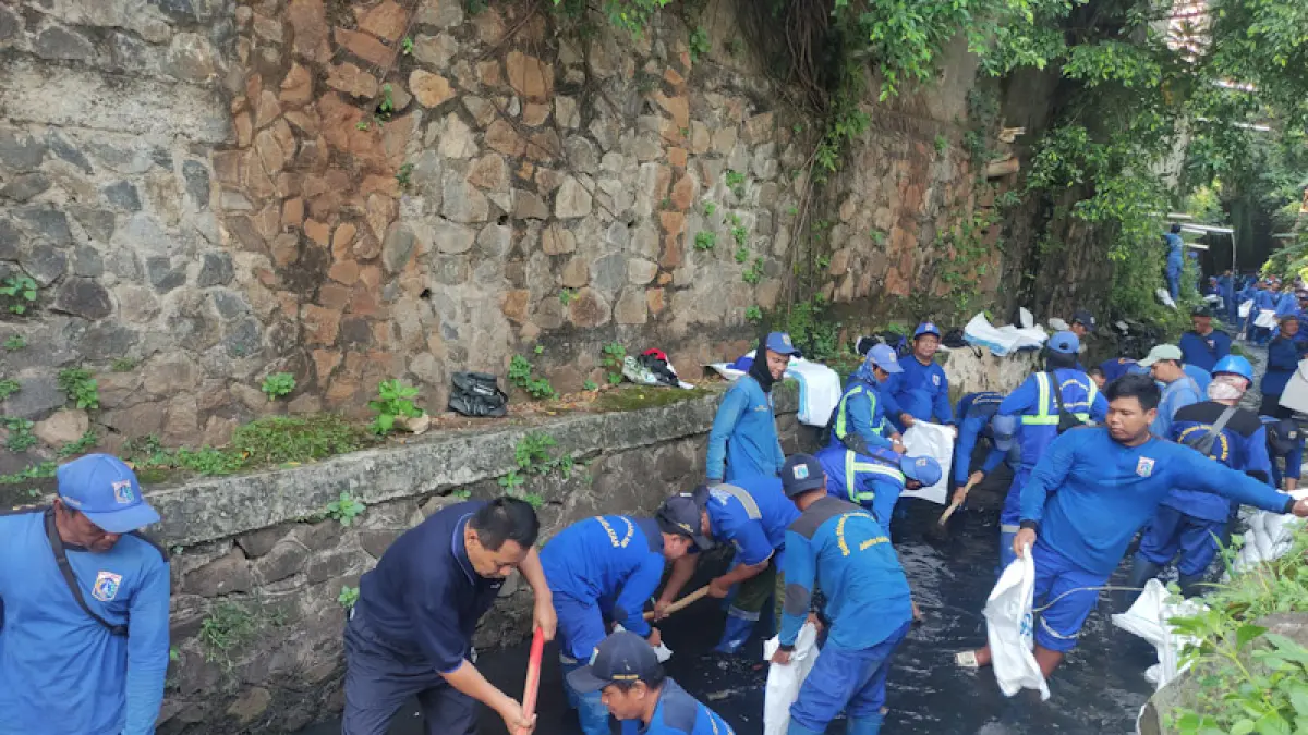 Pasukan Biru memiliki fokus pada pengelolaan sumber daya air. Mereka berada di bawah Dinas Sumber Daya Air Provinsi DKI Jakarta. (Istimewa)