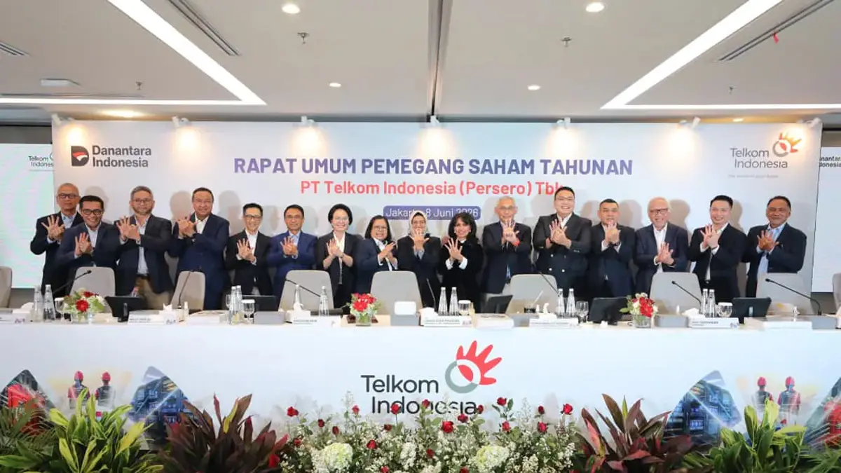  Jajaran Komisaris dan Direksi Telkom hasil keputusan RUPS Tahunan tahun buku 2025. (Istimewa).
