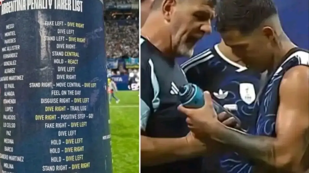 Viral Botol Rahasia Jordan Pickford Berisi Contekan Adu Penalti Tim Inggris Ditemukan Pemain Argentina