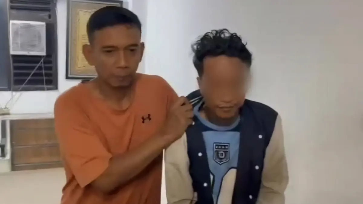 Aparat Polsek Tambora meringkus SN, tersangka pencurian sepeda motor milik teknisi WiFi di Tambora Jakarta Barat. (Istimewa)