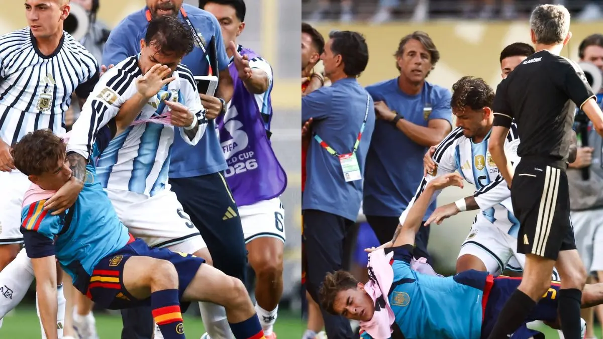 Leandro Paredes Ngamuk dan Banting Gavi Usai Pertandingan Final Piala Dunia 2026, Langsung Diganjar Kartu Merah