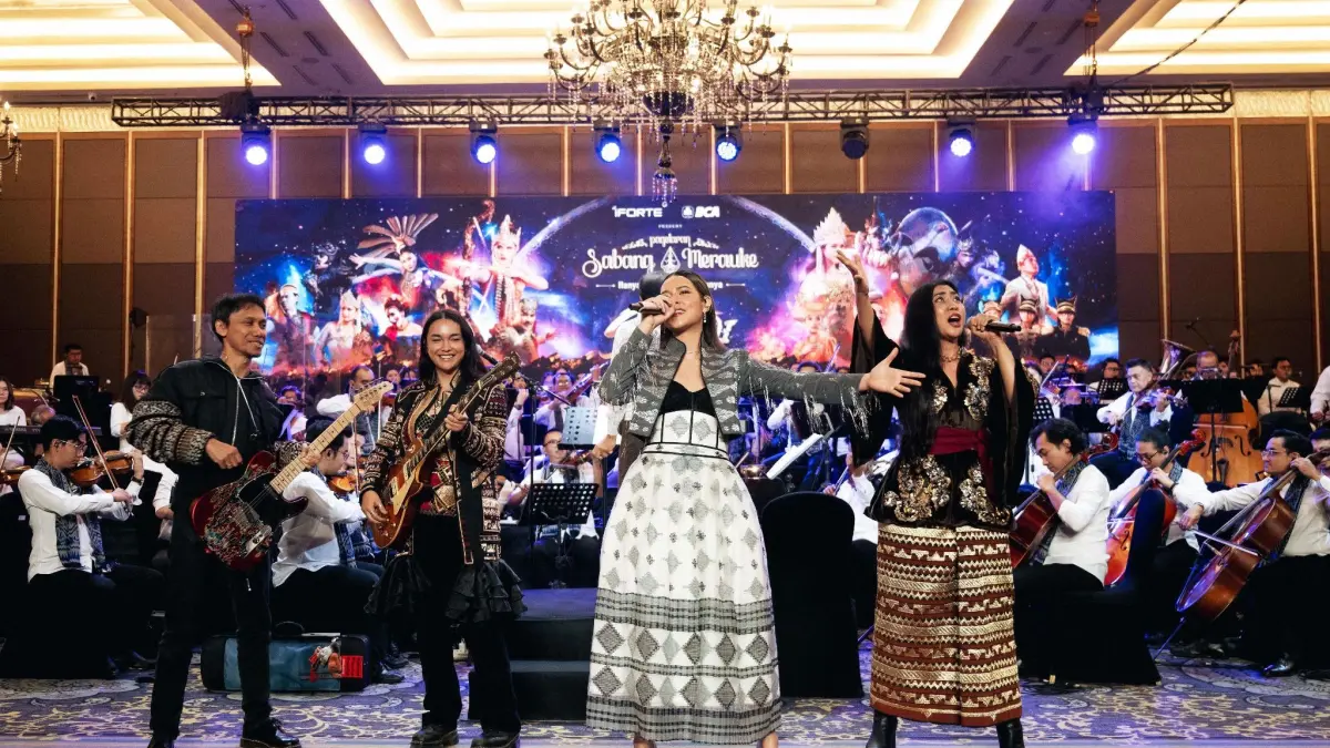 Raisa memperkenalkan lagu terbarunya berjudul Cahaya Hati untuk pertama kali di hadapan publik. (Dok. IST)