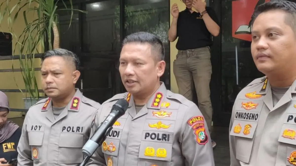 Kabidhumas Polda Metro Jaya Kombespol Budi Hermanto di Jakarta, Jumat (7/8). (Risky Syukur/Antara)