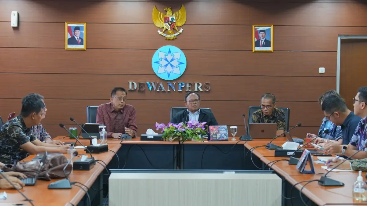 Ketua Dewan Pers Prof. Komaruddin Hidayat (tengah). (Dok. Dewan Pers)