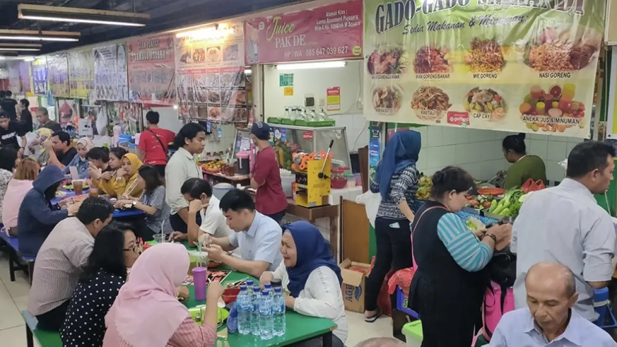 Foto suasana pujasera Blok M (Dok. Instagram)
