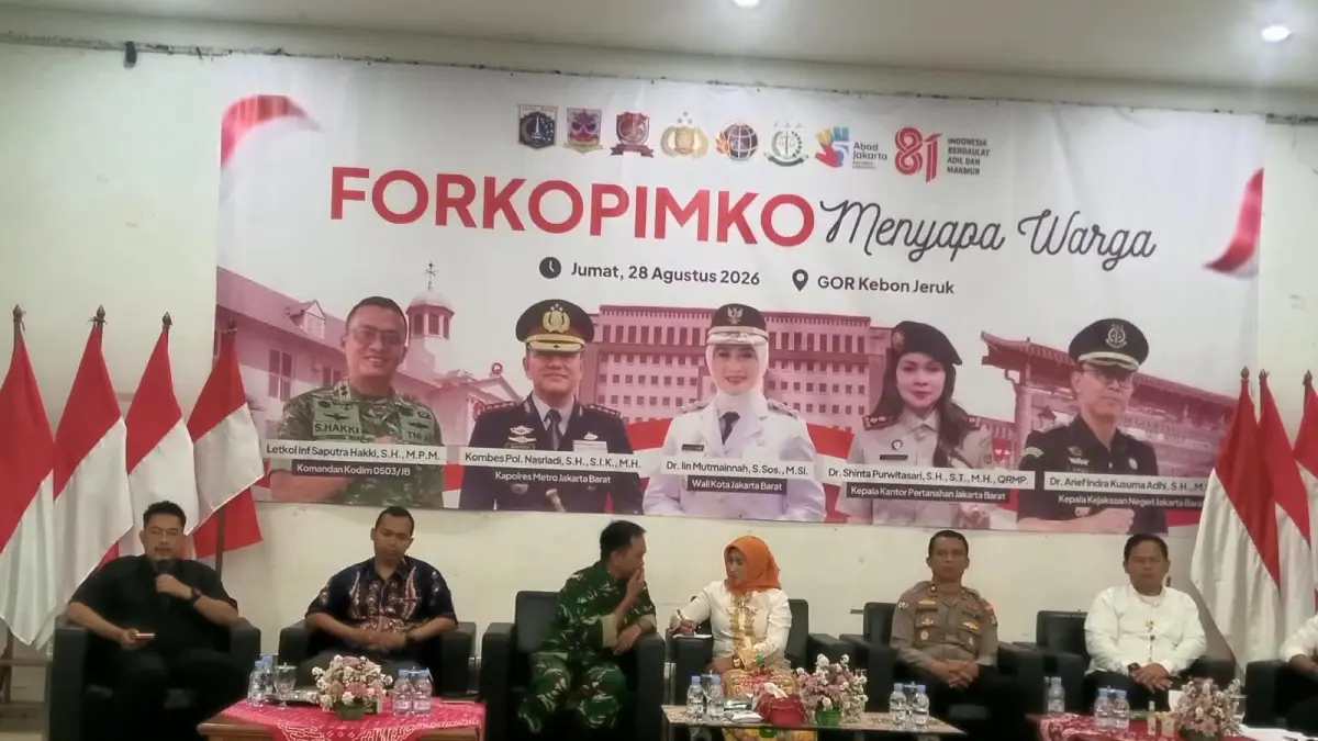 Acara silaturahmi Forkopimko Jakarta Barat yang dihadiri beragam elemen masyarakat. (Istimewa)