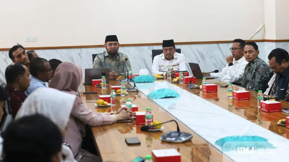 UMJ dan Pemerintah Kabupaten Halmahera Selatan menandatangani nota kesepahaman atau Memorandum of Understanding (MoU) tentang implementasi Tridarma Perguruan Tinggi dan pengembangan Sumber Daya Manusia (SDM) bidang pendidikan. (Istimewa)
