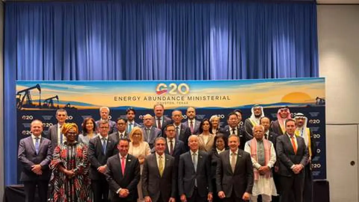 Forum G20 Energy Abundance Ministerial Meeting di Houston, Amerika Serikat. (Istimewa)