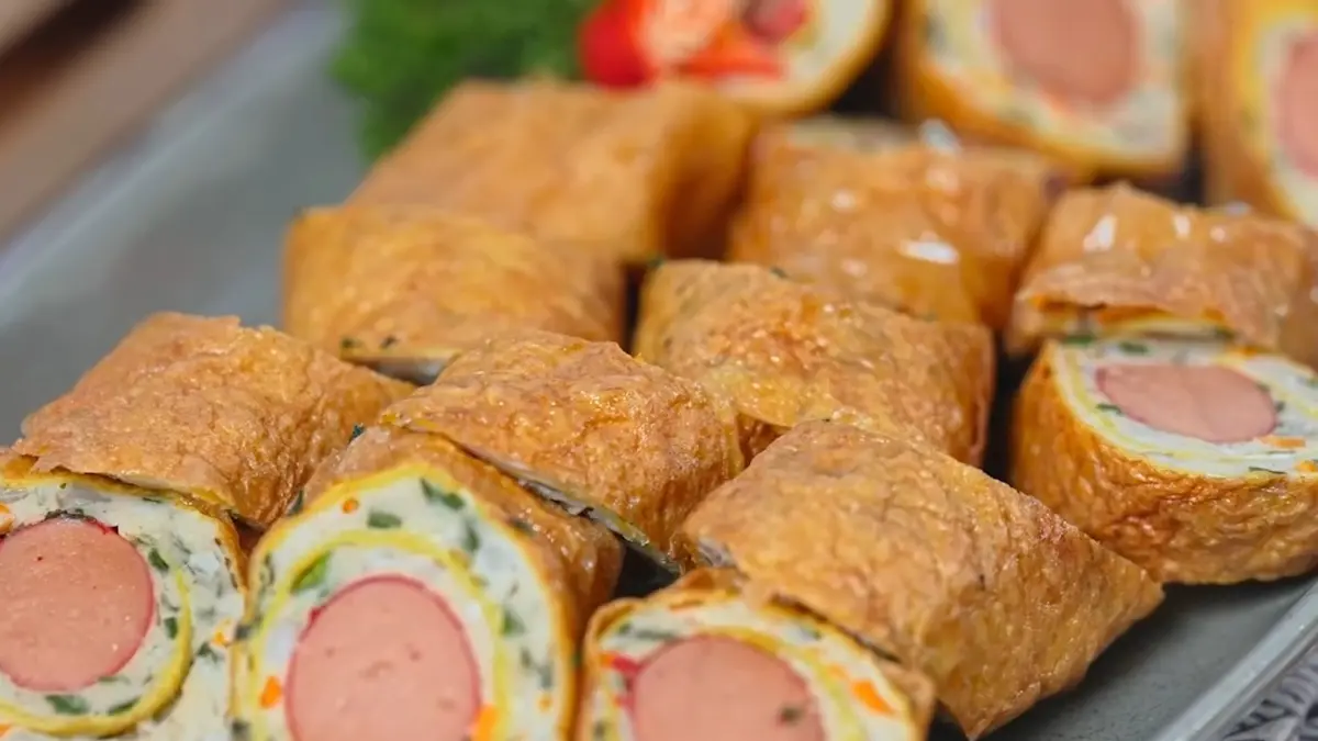 Resep Roll Egg Sayuran Ala Chef Rudy. (YouTube @RudydanSahabatTV)