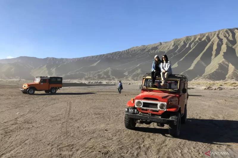 Gunung Bromo akan ditutup total saat Wulan Kapitu. (Antara/Vicki Febrianto)
